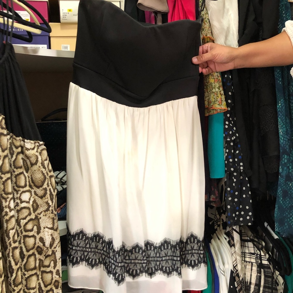 Black and white dress